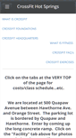 Mobile Screenshot of crossfithotsprings.com